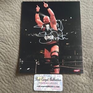 Autographed Wrestling Photo